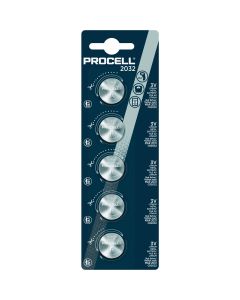 Procell 2032 Lithium Coin Cell Battery (5-Pack)