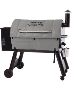 Traeger Pro 34 44 In. Gray Foil-Backed Heat-Resistant Fabric Insulated Blanket Grill Cover