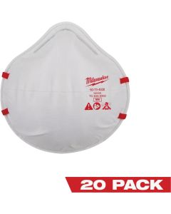 Milwaukee N95 Adjustable Respirator (20-Pack)