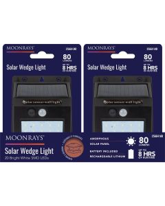 Moonrays SMD LED Solar Motion Sensor Wedge Light