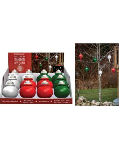 Xodus 9 In. Shatter Resistant LED Outdoor Finial Christmas Ornament