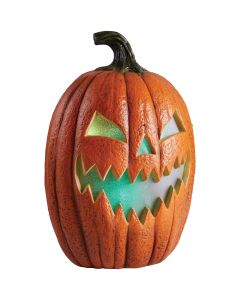 24 In. LED Giant Wall Pumpkin Halloween Decoration