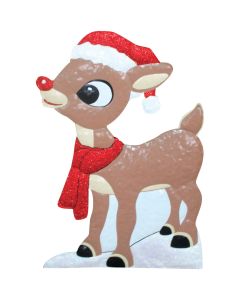 Rudolph 24 In. Metal Rudolph Holiday Figure