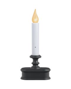 Xodus 3.5 In. W. x 8.5 In. H. x 2 In. D. Aged Bronze Flickering LED Battery Operated Candle