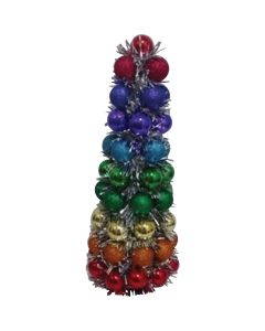 Youngcraft 17 In. Multi-Colored Shatterproof Cone Specialty Tree