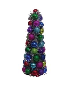 Youngcraft 17 In. Multi Bright Shatterproof Cone Specialty Tree