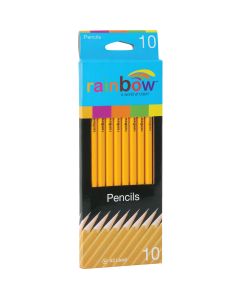 Rainbow No. 2 Lead Pencils (10-Pack)