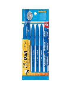 ProMarx TC Ball Pro Medium Point Blue Stick Pen (6-Pack)