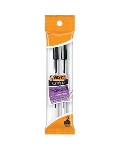 Bic Cristal Medium Point Black Ball Pen (2-Pack)