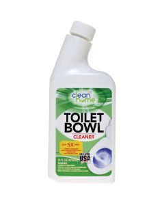 Clean Home 16 oz Liquid Chlorine Toilet Bowl Cleaner