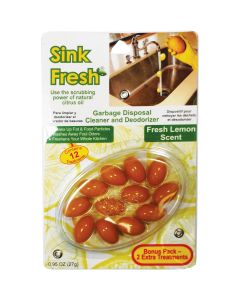 Sink Fresh Garbage Disposer Cleaner & Deodorizer (12-Pack)