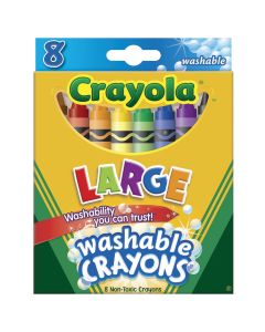 Crayola Large Washable Crayons (8-Pack)