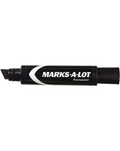 Marks-A-Lot Black Jumbo Chisel Tip Permanent Marker