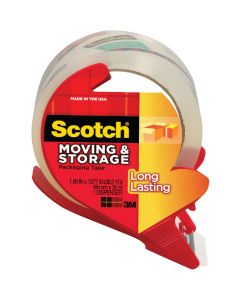 3M Scotch 1.88 In. x 38.2 Yd. Clear Box Sealing Tape