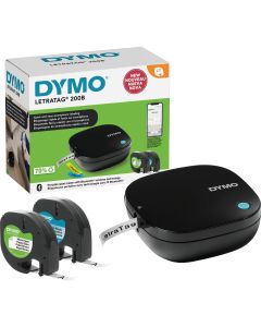 DYMO LetraTag 200B Bluetooth Label Maker with 2 Assorted Label Tapes