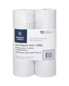 PM Company 1-3/4 In. W. x 150 Ft. L. White Impact Bond Roll Paper (10-Pack)