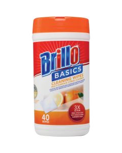 Brill Basics Citrus Scented Multi Surface Cleaning Wipes (40-Count)