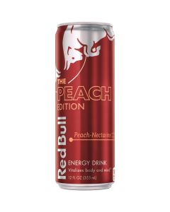 12oz Peach Red Bull Drink