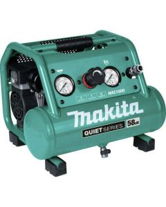 Quiet Series 1/2 HP, 1 Gallon Compact, Oil-Free, Electric Air Compressor