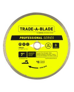 Image of Trade-A-Blade 7" Continuous Rim Daimond Circular Saw Blade