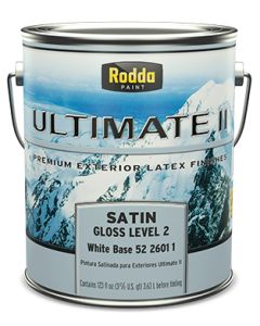 Image of Rodda Ultimate II Exterior Waterborne Acrylic Latex Velvet Neutral 1 Gallon