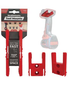 Image of StealthMounts Milwaukee M18 Red Tool Mounts (4 pack)