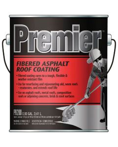 Premier 1 Gal. Fibered Asphalt Roof Coating