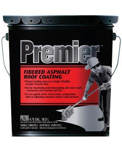 Premier 5 Gal. Fibered Asphalt Roof Coating