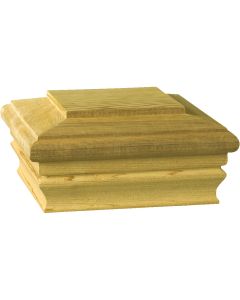 Deckorators 4 In. x 4 In. Cedar Press-On Post Cap