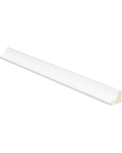 Inteplast Building Products 11/16 In. W. x 11/16 In. H. x 8 Ft. L. Crystal White Polystyrene Cove Molding