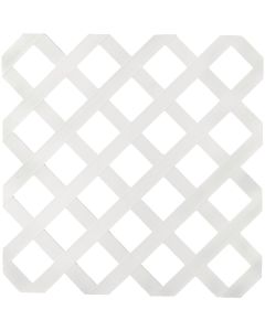 Deckorators 4 Ft. W x 8 Ft. L x 1/8 In. Thick White Vinyl Lattice Panel