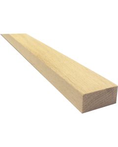 Waddell 1 In. x 2 In. x 6 Ft. Red Oak Board