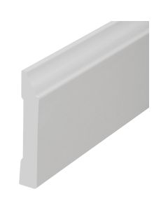 Westlake Royal Building Products 3-1/4 In. W. x 14/25 In. H. x 8 Ft. L. White Exterior Base Molding