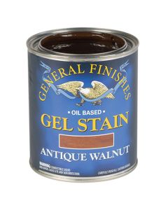 1 Pt General Finishes OP American Oak Gel Stain Oil-Based Heavy Bodied Stain