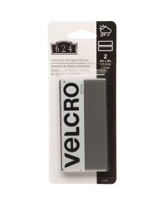 VELCRO Brand Industrial Strength Extreme Black 2 In. x 4 In. Adhesive Hook & Loop Strip (2 Ct.)