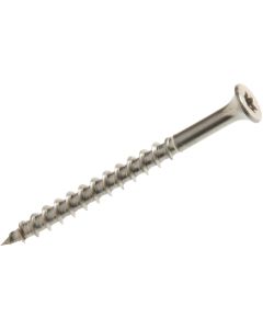 Grip-Rite PrimeGuard Max #9 x 2-1/2 In. Stainless Steel Star Deck Screw (88 Ct. Jar)