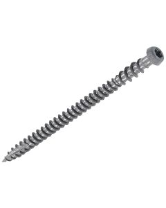 Fastenmaster TrapEase 3, #10 x 2-1/2 In. Gray Ultimate Composite Deck Screw (350 Ct. Pail)