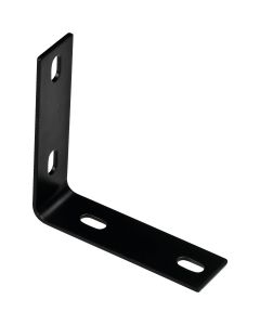 National Catalog 1151BC 5.1 In. x 1.5 In. Black Heavy-Duty Corner Brace