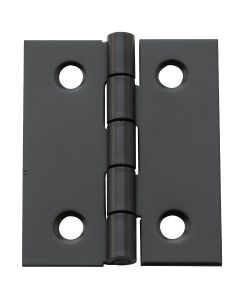 National 1-1/2 In. X 1-1/4 In. Oil Rubbed Bronze Broad Hinge (2-Pack)