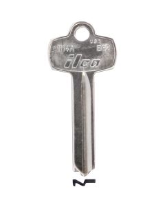 ILCO Best Nickel Plated Padlock Key, BE2 / A1114A (10-Pack)