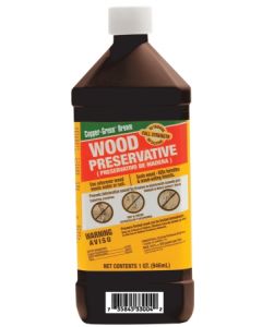 1 Qt Green Products 33004 Brown Copper-Green Wood Preservative