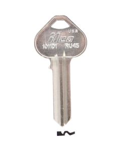 ILCO Russwin Nickel Plated File Cabinet Key, RU45/1011D1 (10-Pack)