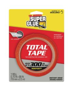 Super Glue Total Tape 0.75 In. x 98 In. Roll Mounting Tape