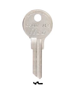 ILCO APS Nickel Plated File Cabinet Key, AP3/103AM (10-Pack)