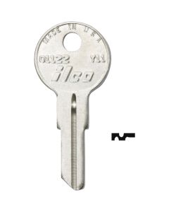 ILCO Yale Lockset H7W Key Blank, 1122 (10-Pack)