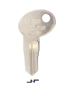 ILCO Bauer Nickel Plated File Cabinet Key, BAU2/1648 (10-Pack)