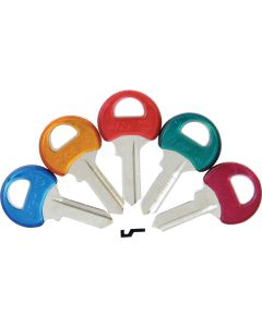 ILCO Master Assorted Colors Coated Padlock Key, M1PC / M1-PC ASST (5-Pack)