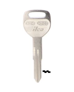 ILCO Honda Nickel Plated Automotive Key, HD103 / X214 (10-Pack)