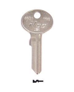 ILCO Wind Nickel Plated Mailbox Key, 1634 (10-Pack)