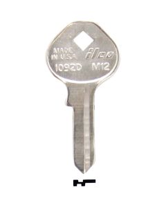 ILCO Master Nickel Plated Padlock Key, M12 / 1092D (10-Pack)